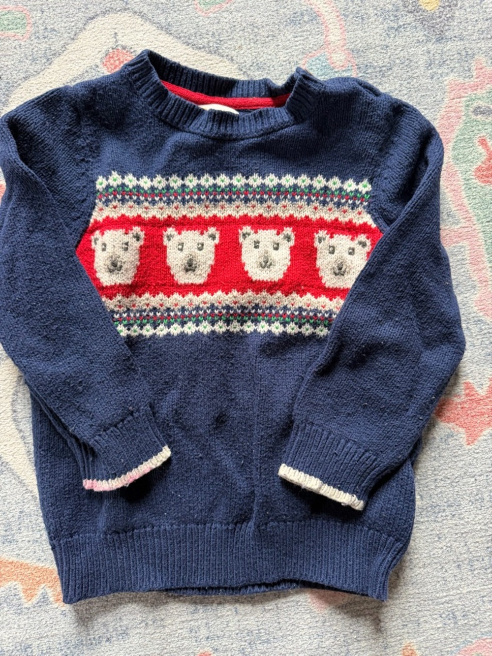 Polar bear boden sweater